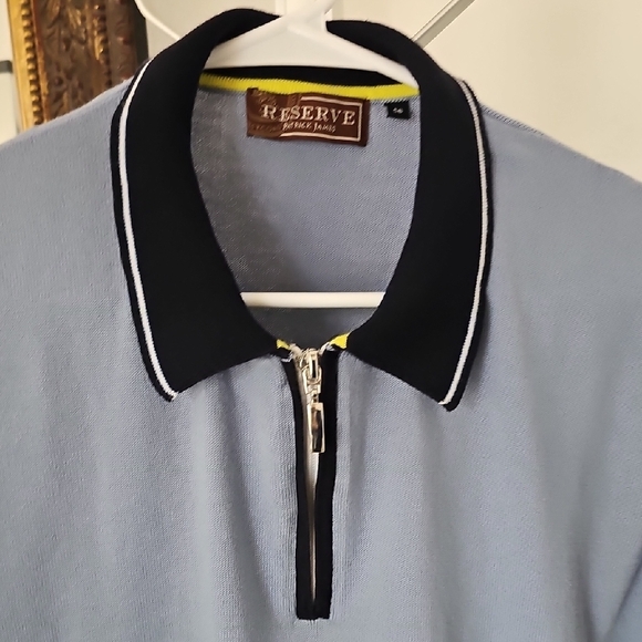 Patrick James Reserve Mens Blue Polo From Romania Size 56 - Picture 4 of 11